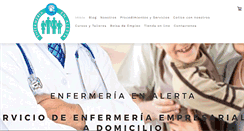 Desktop Screenshot of enfermeriaenalerta.com